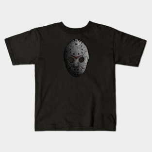 jason voorhees mask illustration Kids T-Shirt